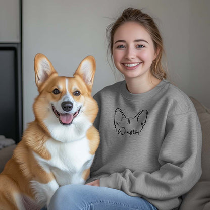 Custom Pet Ear Sweatshirt