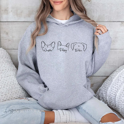 Custom Pet Ear Hoodie