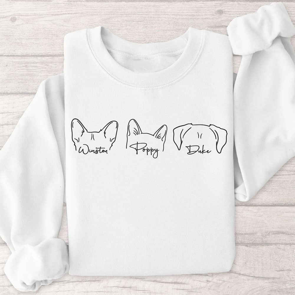 Custom Pet Ear Sweatshirt