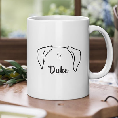 Custom Pet Ear Mug