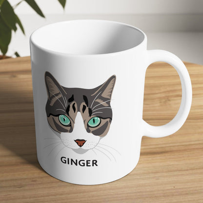 Custom Colour Drawing Pet Mug