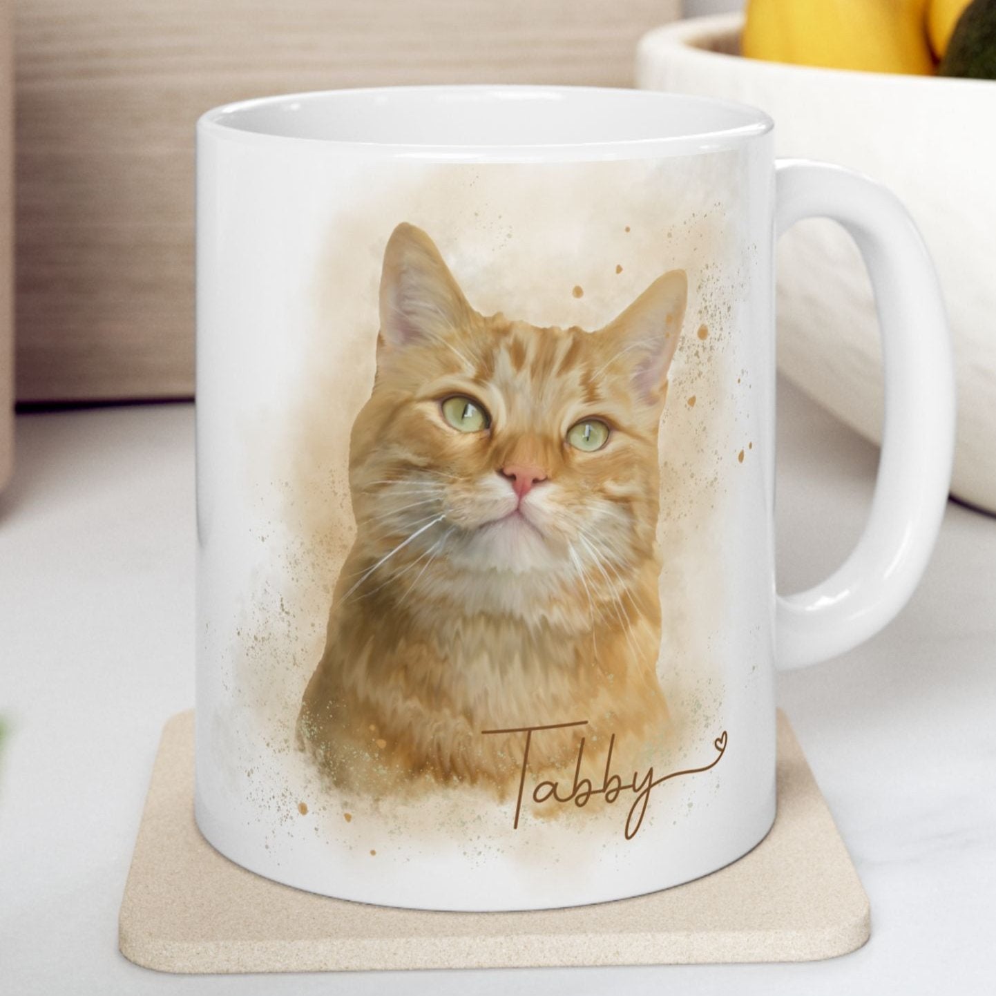 Custom Watercolour Mug