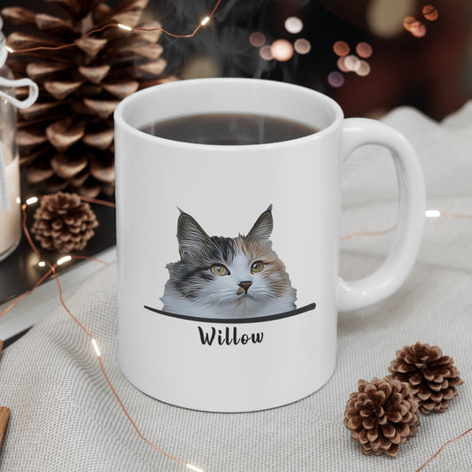 Custom Pet With Line Mug