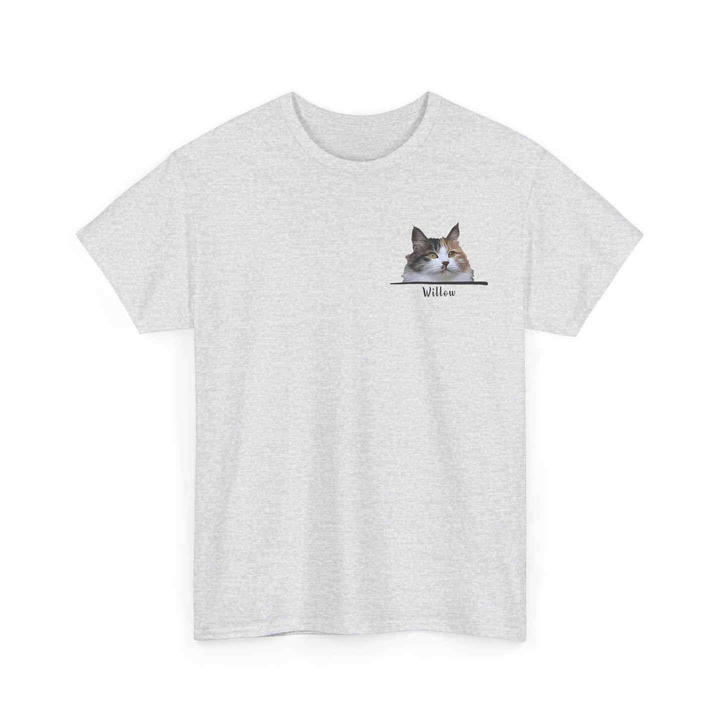 Custom Pet With Line Pocket T-Shirt