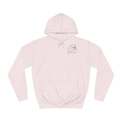 Custom Line Art Pocket Hoodie