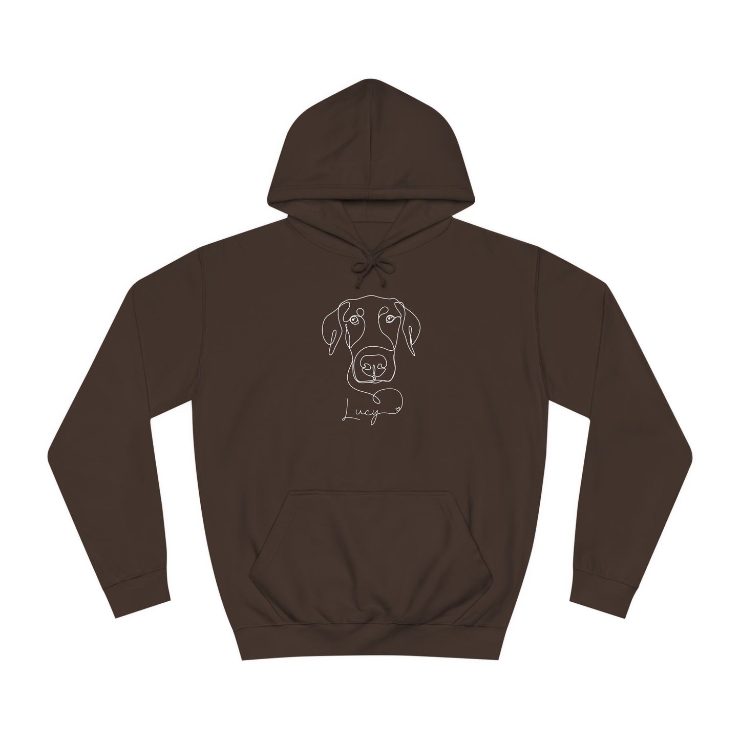 Custom Modern Line Art Hoodie