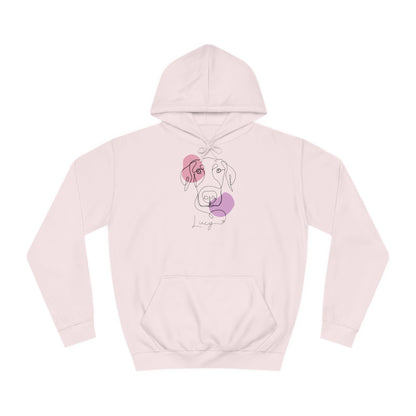 Custom Modern Line Art With Patch Hoodie