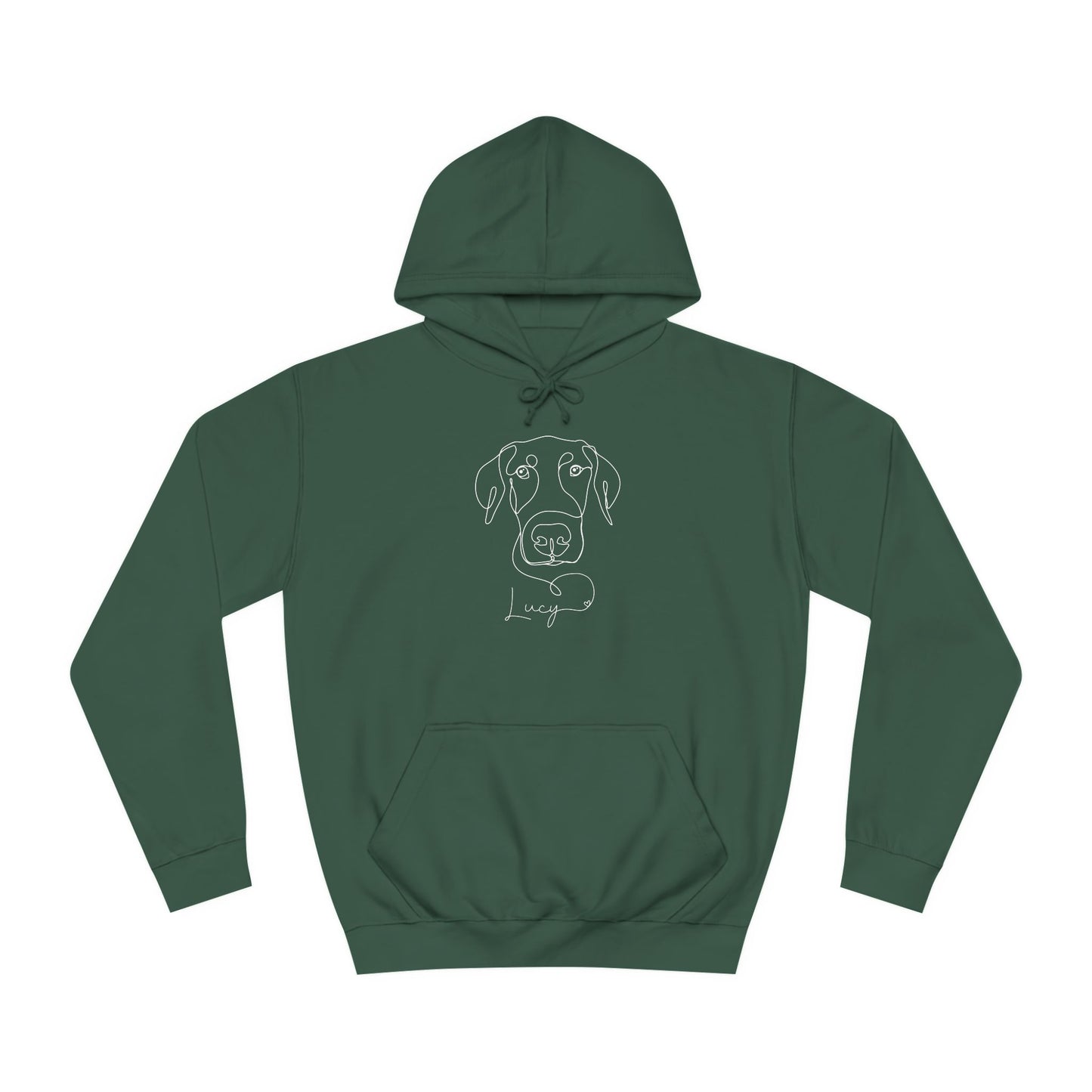 Custom Modern Line Art Hoodie