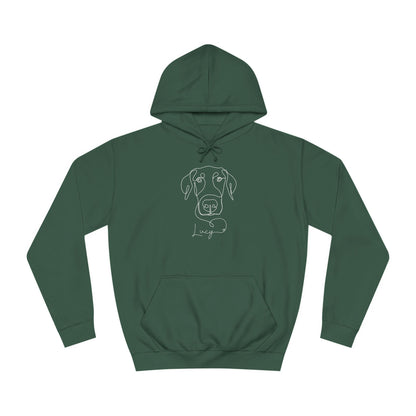 Custom Modern Line Art Hoodie