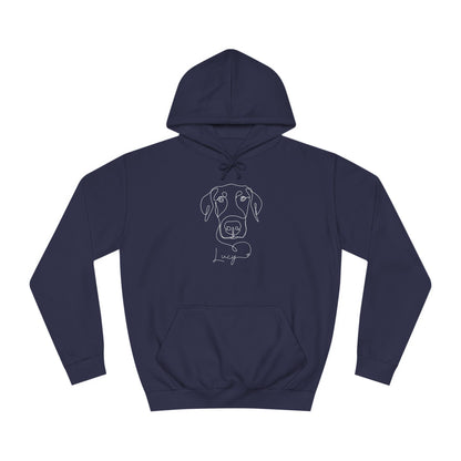 Custom Modern Line Art Hoodie