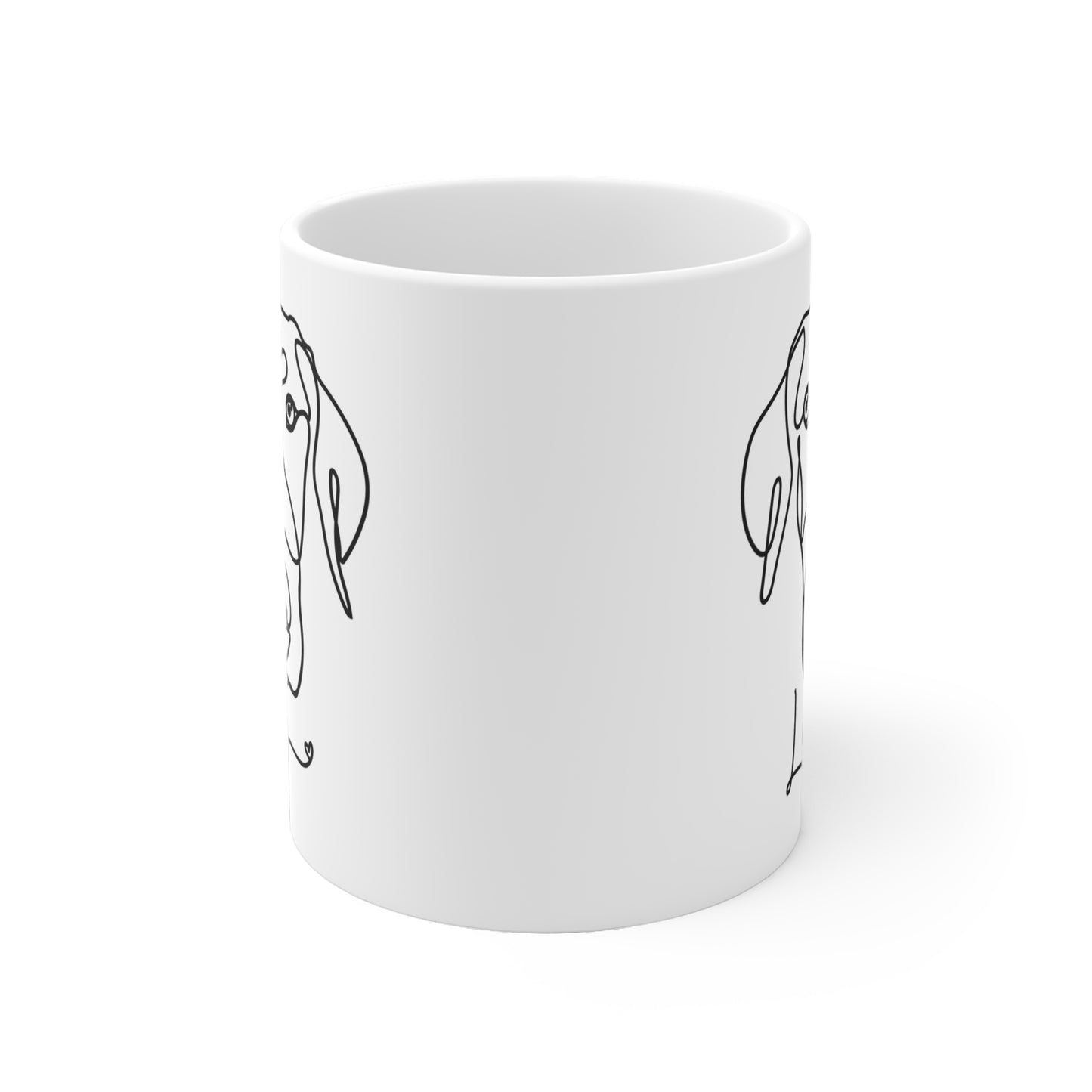 Custom Modern Line Art Mug