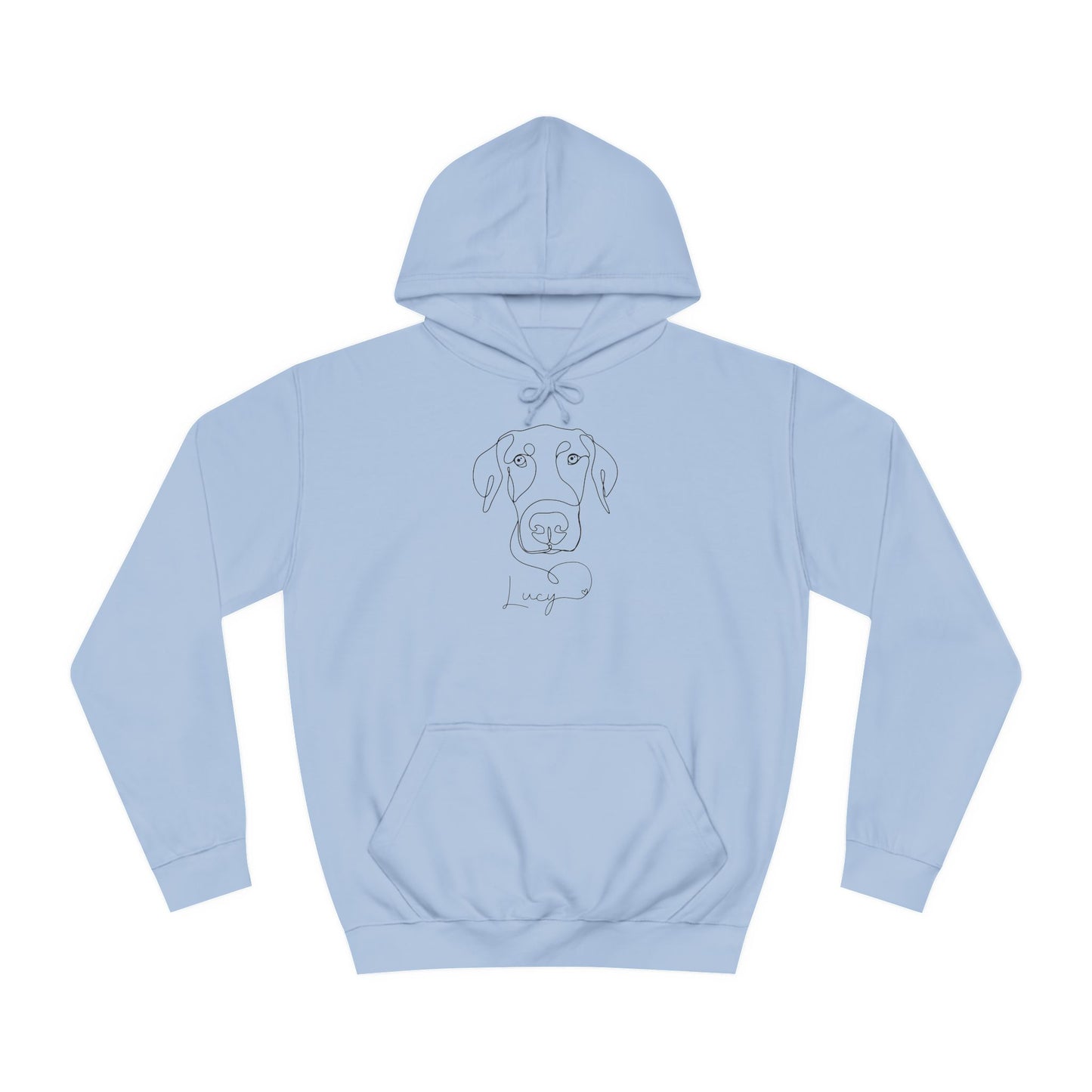 Custom Modern Line Art Hoodie