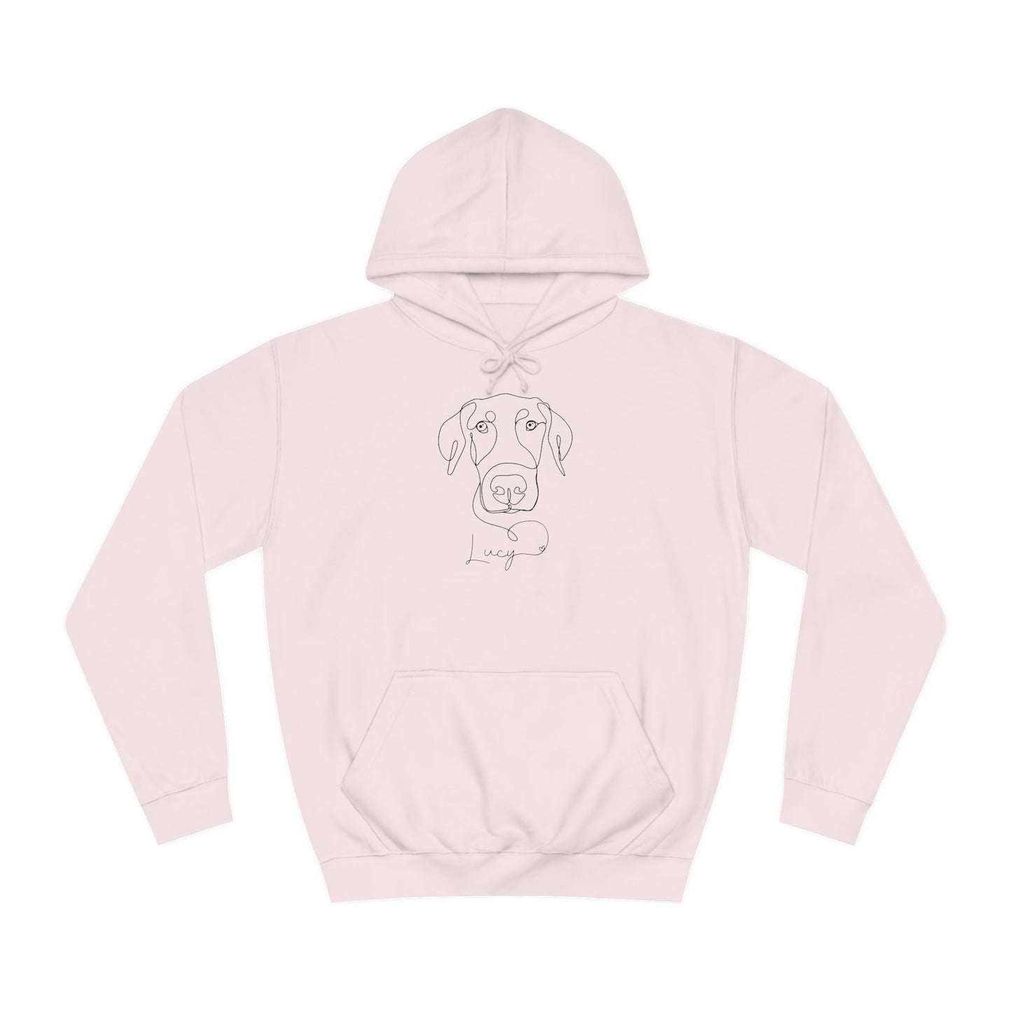 Custom Modern Line Art Hoodie