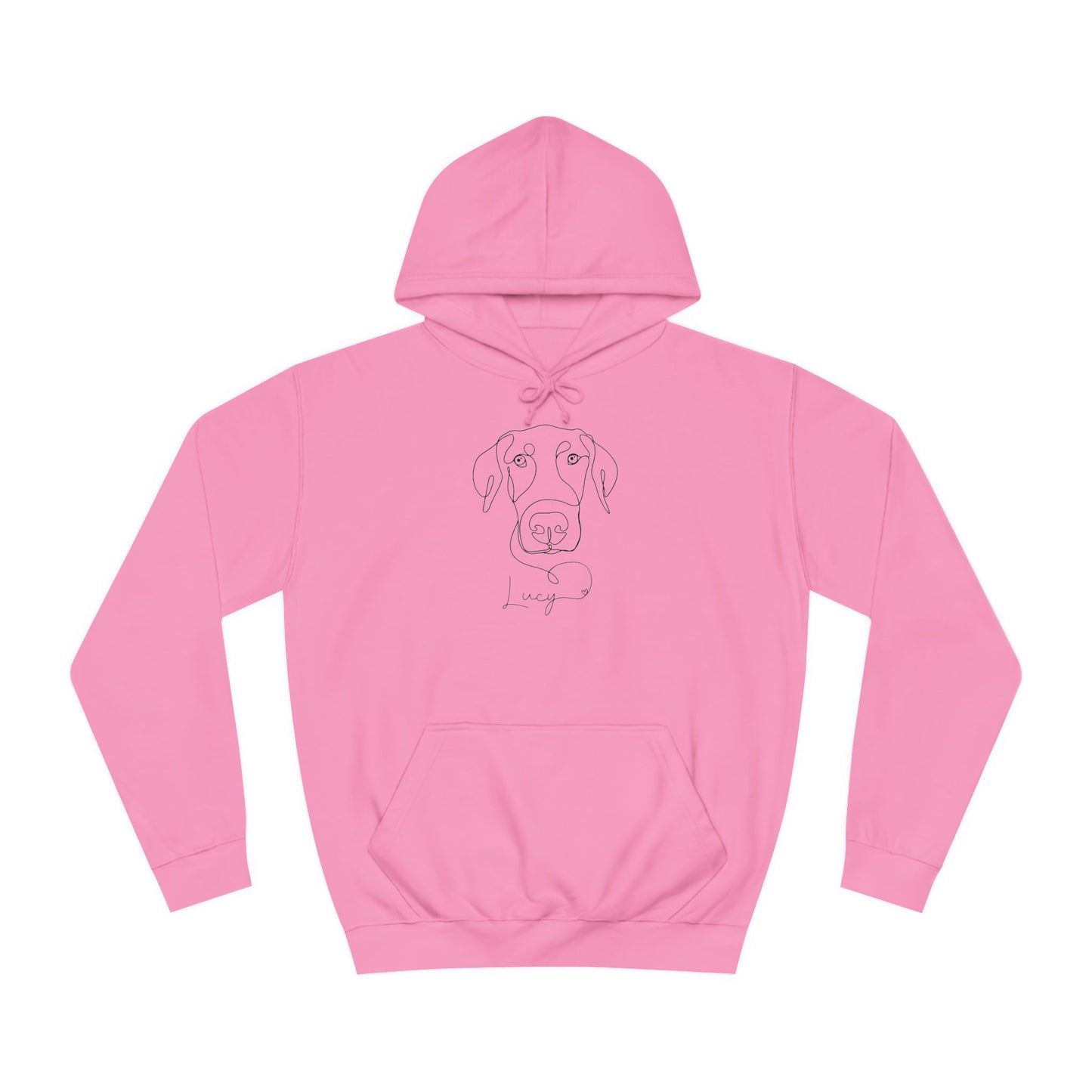 Custom Modern Line Art Hoodie