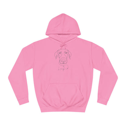 Custom Modern Line Art Hoodie