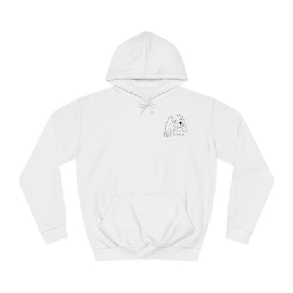 Custom Line Art Pocket Hoodie