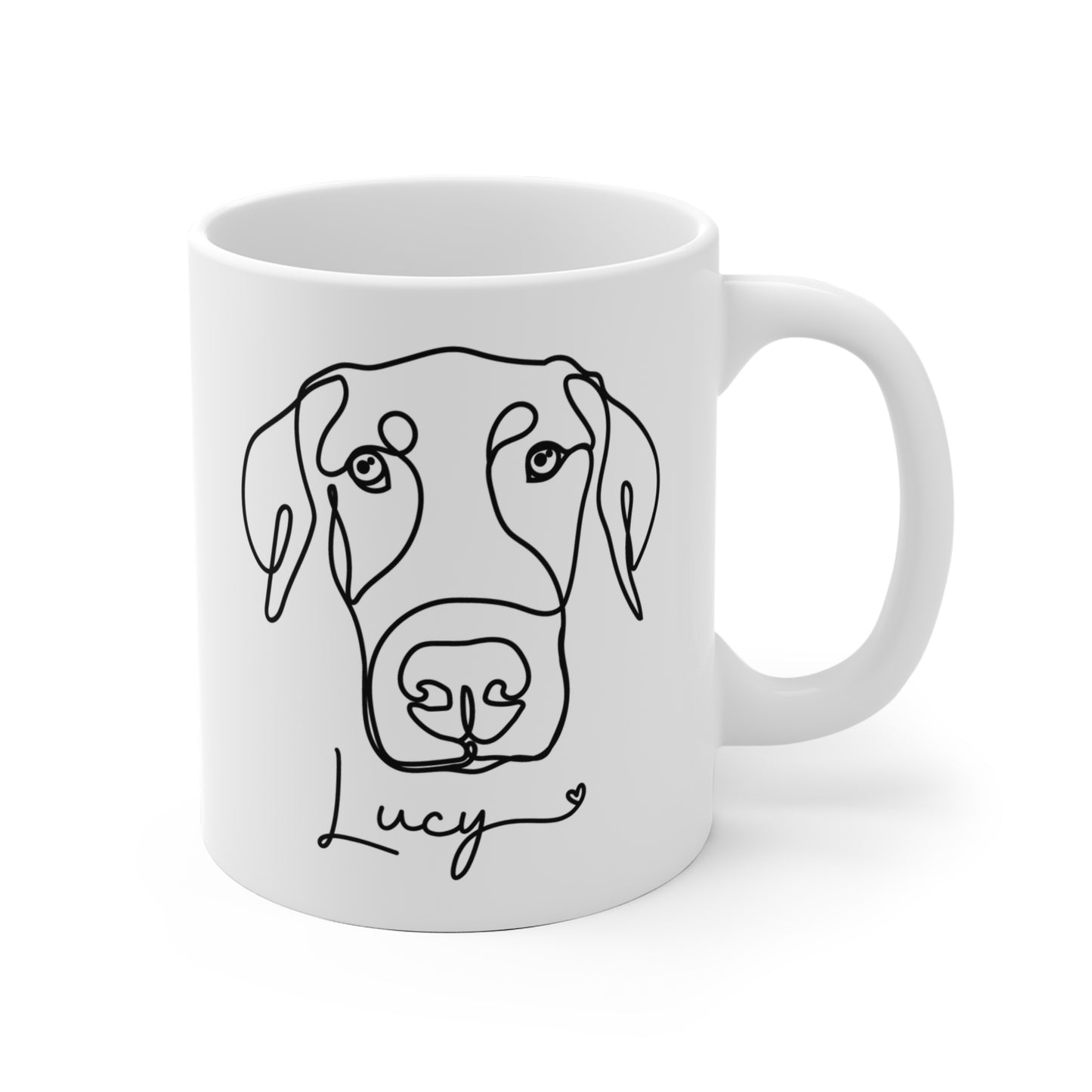 Custom Modern Line Art Mug